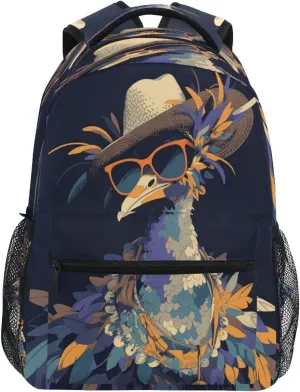 Laptop Backpack for Teens Boys Girls Fashion School Book Bag with Chest Strap for Travel Trip Dusty Miller Style