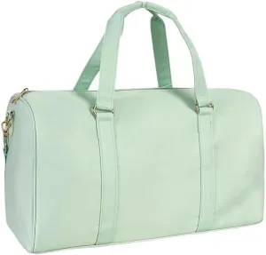 Leisure Nylon Outdoor Handbag Waterproof Fashion Travel Duffle Bag Women Small Travel Handbag-M(Mint Green)