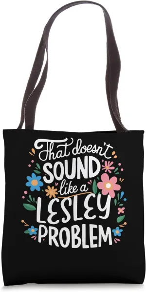 LESLEY Personalized Cute Girls LESLEY Name Tote Bag