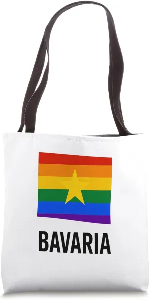 LGBT Bavaria Rainbow Flag Unity Pride Culture Tote Bag