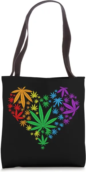 LGBTQ 420 Stoner Weed Rainbow Gay Pride LGBT Tote Bag