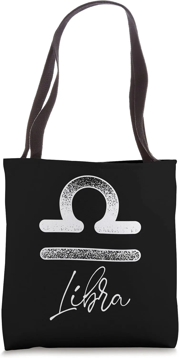 Libra Astrology and Horoscope Zodiac Sign Tote Bag