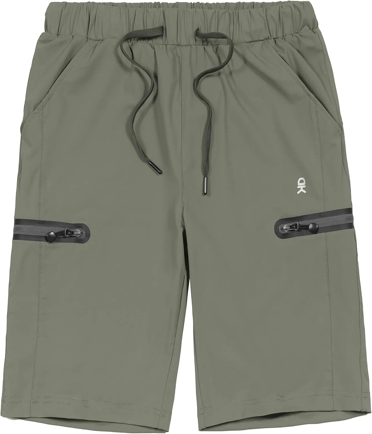Little Donkey Andy Men’s Ultra-Stretch Quick Dry Lightweight Bermuda Shorts Drawstring Zipper Pocket Hiking Travel Golf