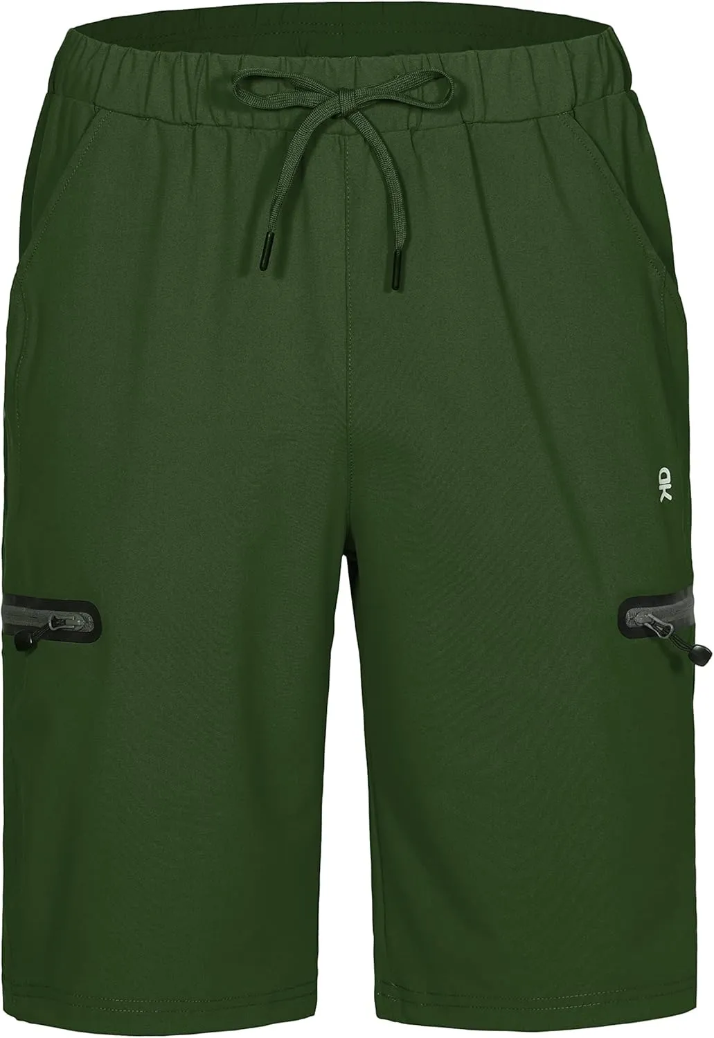 Little Donkey Andy Men’s Ultra-Stretch Quick Dry Lightweight Bermuda Shorts Drawstring Zipper Pocket Hiking Travel Golf