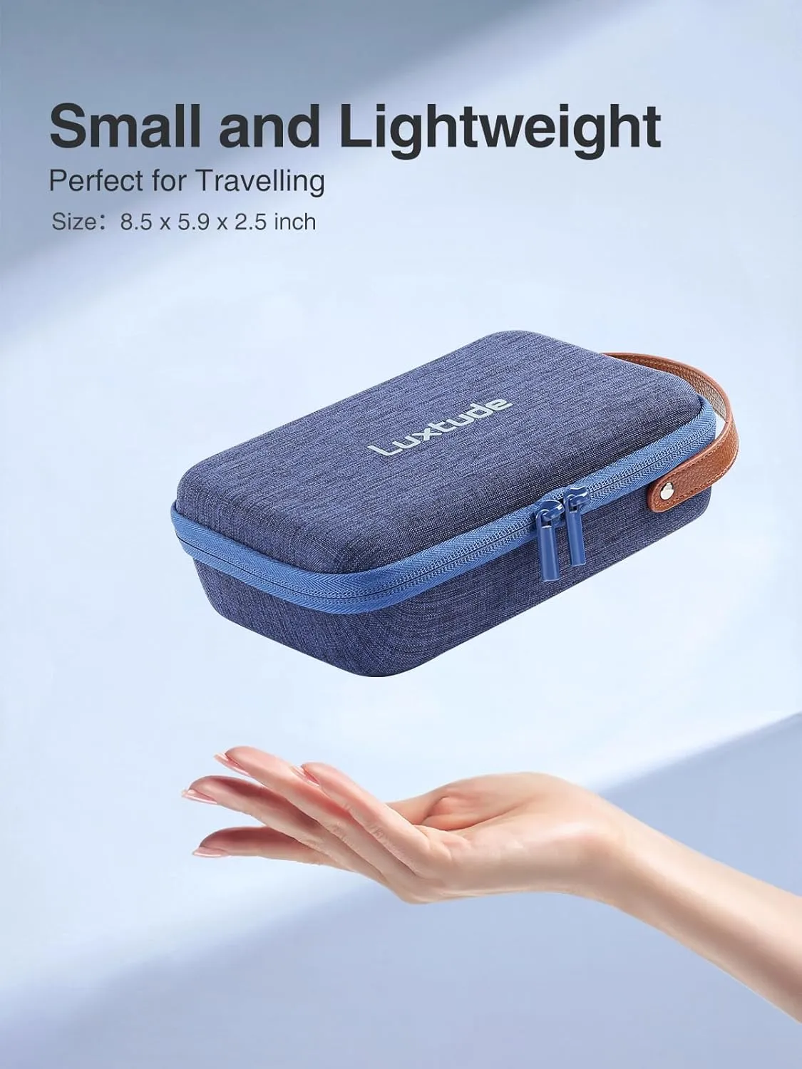Luxtude Electronic Organizer Travel Case, Tech Organizer Travel Case, Hard Charger Organizer, Travel Cable Organizer, Tech Bag, Travel Essentials for Charger/Mouse/Cash/Card/Pen, Tech Gifts