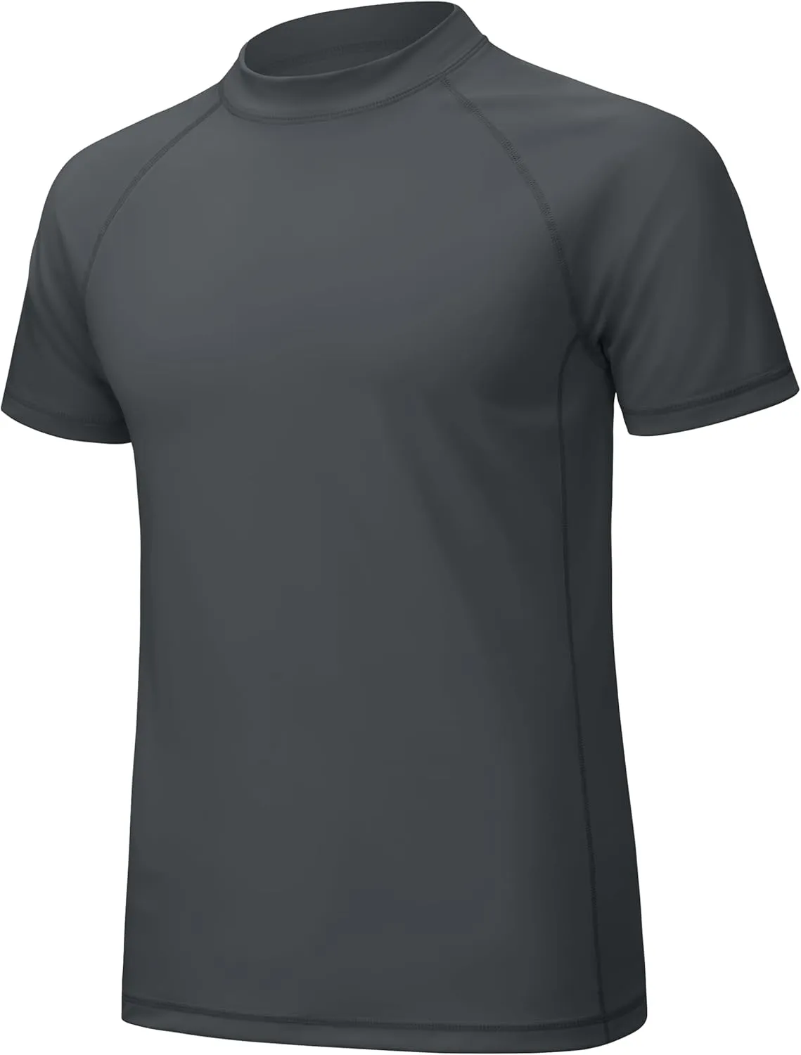 MAGCOMSEN Men's Rash Guard Swim Shirts UPF 50  Sun Protection Quick Dry Fishing Water Shirts