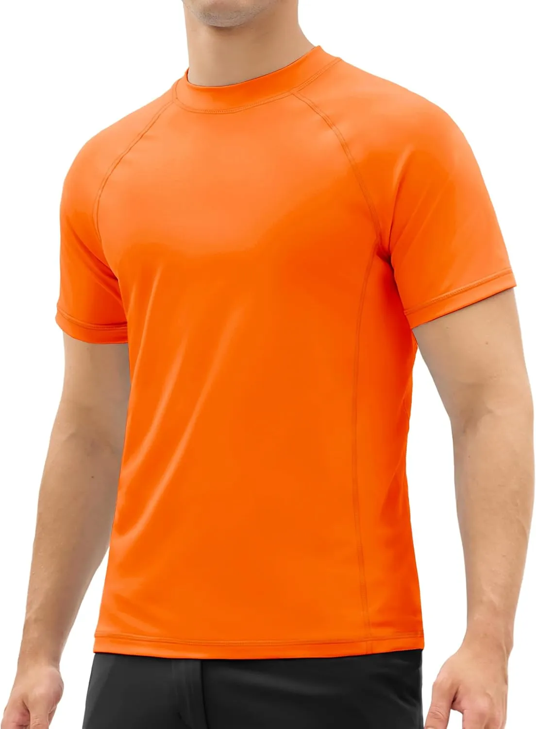 MAGCOMSEN Men's Rash Guard Swim Shirts UPF 50  Sun Protection Quick Dry Fishing Water Shirts