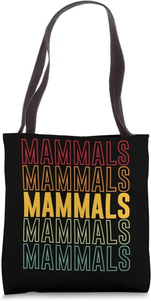 Mammals Rainbow Tote Bag