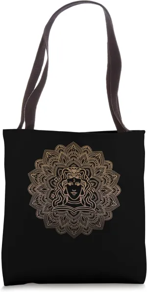 Mandala Virgo Birthday Maiden Zodiac Sign Astrology Virgos Tote Bag