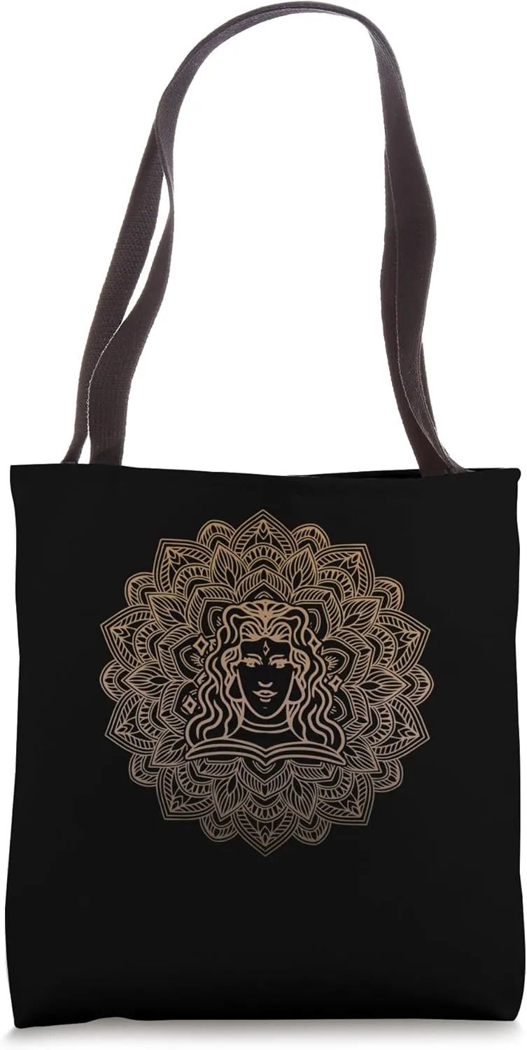 Mandala Virgo Birthday Maiden Zodiac Sign Astrology Virgos Tote Bag