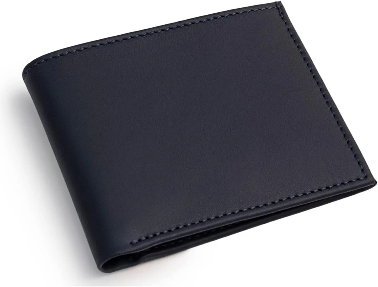 Maruse Bifold Wallet - Slim Leather Wallet – Genuine Italian Calf Leather Wallet – Elegant and Classy – Versatile and Minimalist Wallet for Men – Convenient Interior Pockets – Exquisite Present, Navy