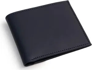 Maruse Bifold Wallet - Slim Leather Wallet – Genuine Italian Calf Leather Wallet – Elegant and Classy – Versatile and Minimalist Wallet for Men – Convenient Interior Pockets – Exquisite Present, Navy