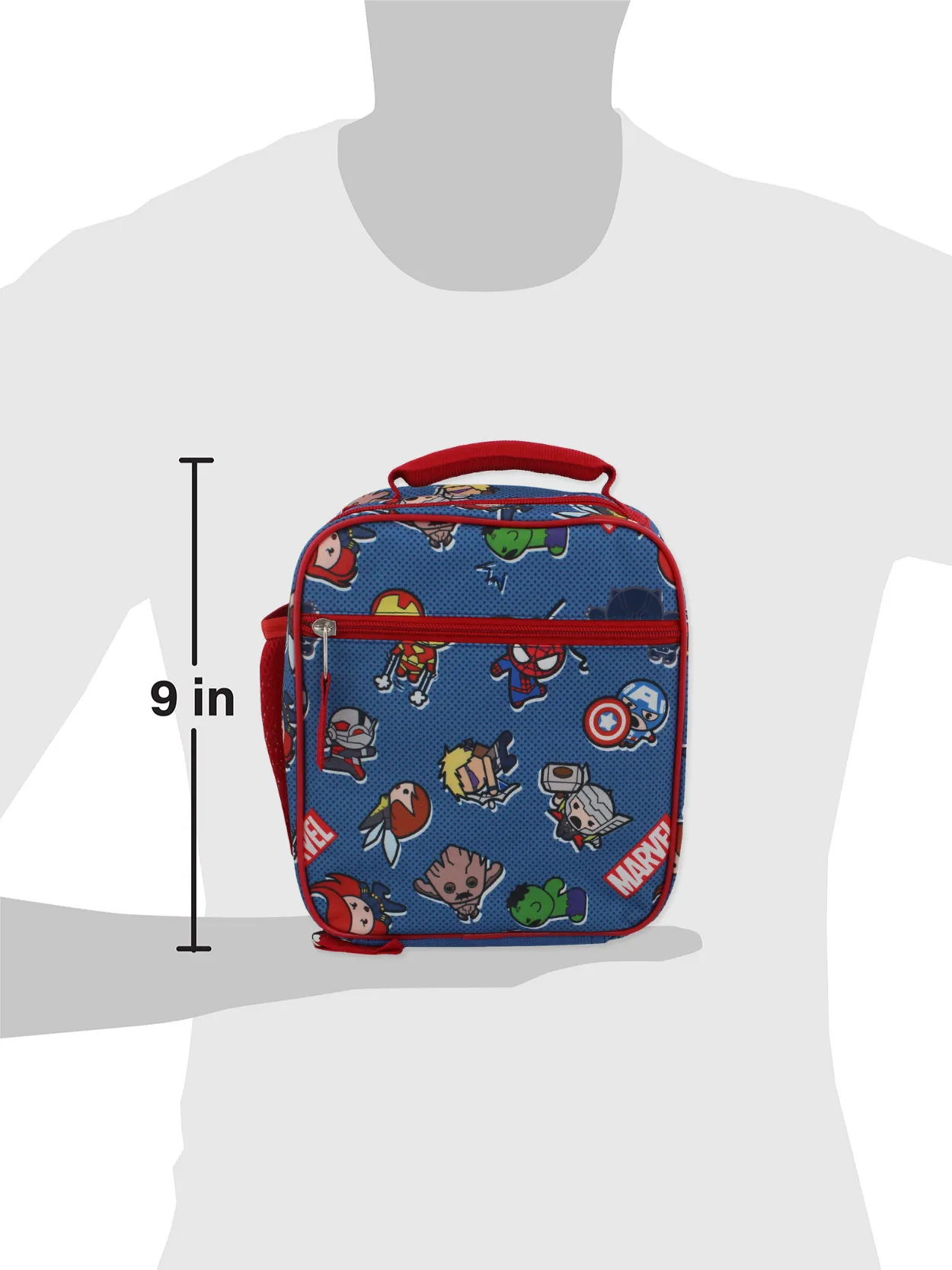 Marvel Kawaii Soft Insulated School Lunch Box