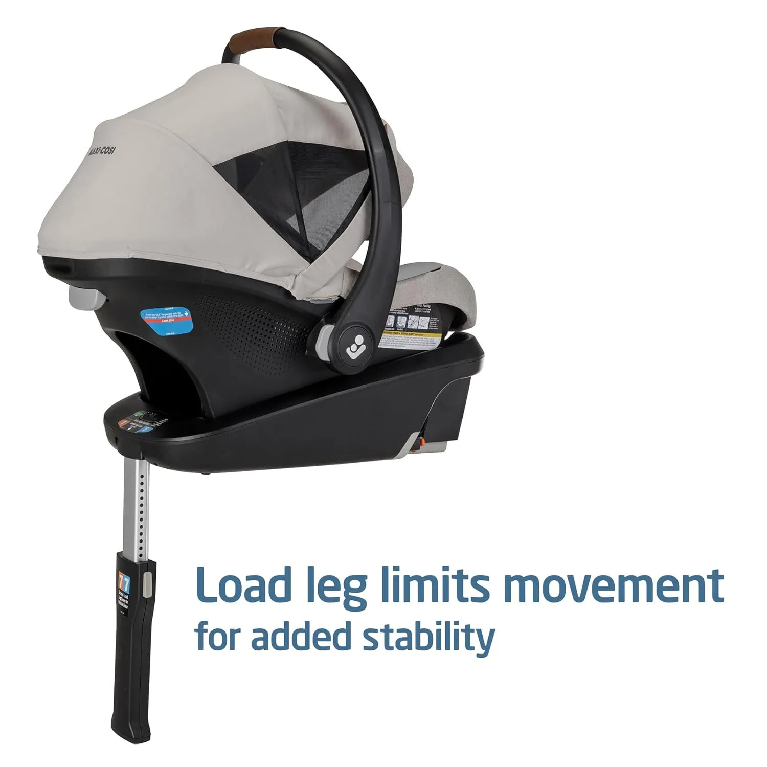Maxi-Cosi's Mico™ Luxe  Baby Car Seat: Infant Car Seat with Base and Versatile Baby Carrier Seat Functionality, Desert Wonder
