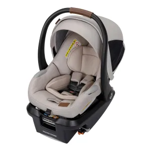 Maxi-Cosi's Mico™ Luxe  Baby Car Seat: Infant Car Seat with Base and Versatile Baby Carrier Seat Functionality, Desert Wonder