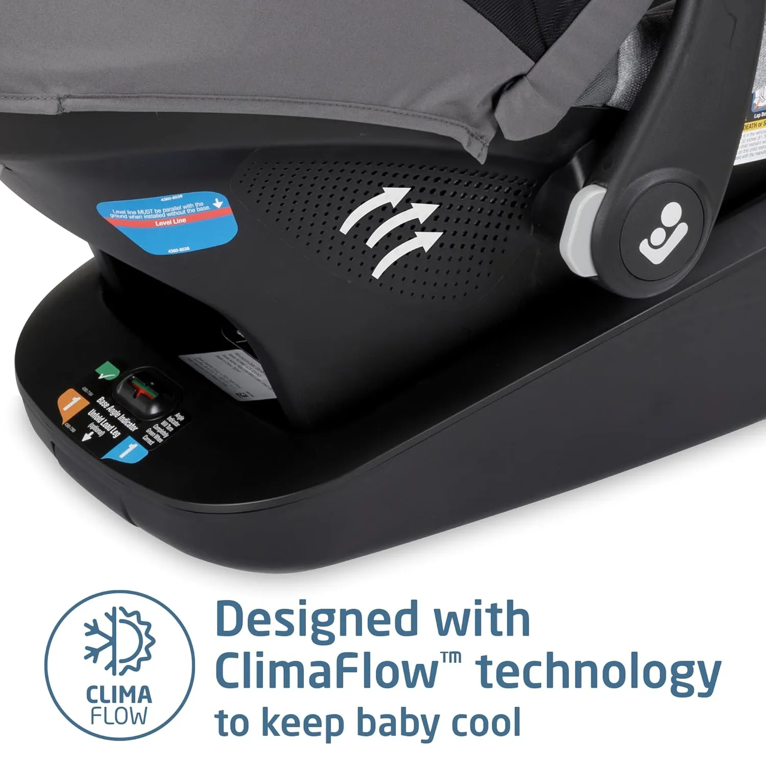 Maxi-Cosi's Mico™ Luxe  Baby Car Seat: Infant Car Seat with Base and Versatile Baby Carrier Seat Functionality, Urban Wonder