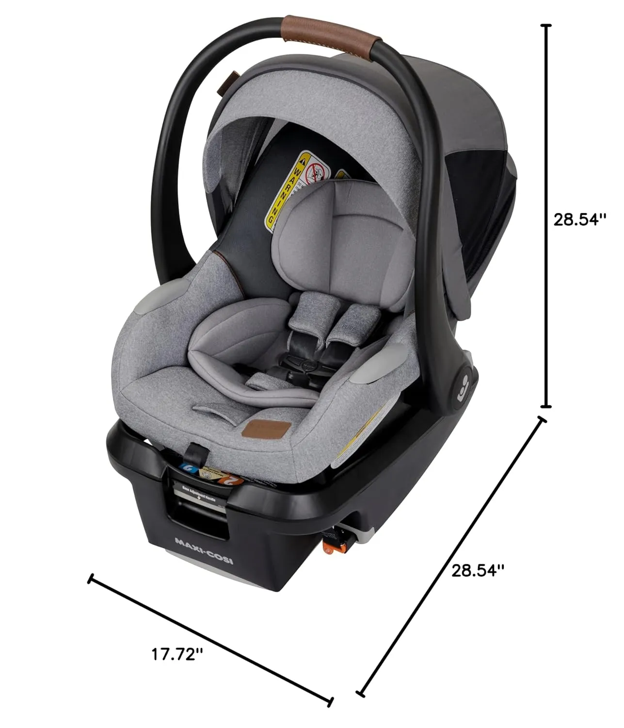 Maxi-Cosi's Mico™ Luxe  Baby Car Seat: Infant Car Seat with Base and Versatile Baby Carrier Seat Functionality, Urban Wonder