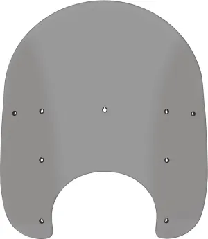 Memphis Shades MEP62212 Replacement Plastic for OEM Windshields - 17in. - Dark Black Smoke