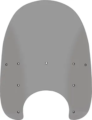 Memphis Shades MEP64212 Replacement Plastic for OEM Windshields - 21in. - Dark Black Smoke