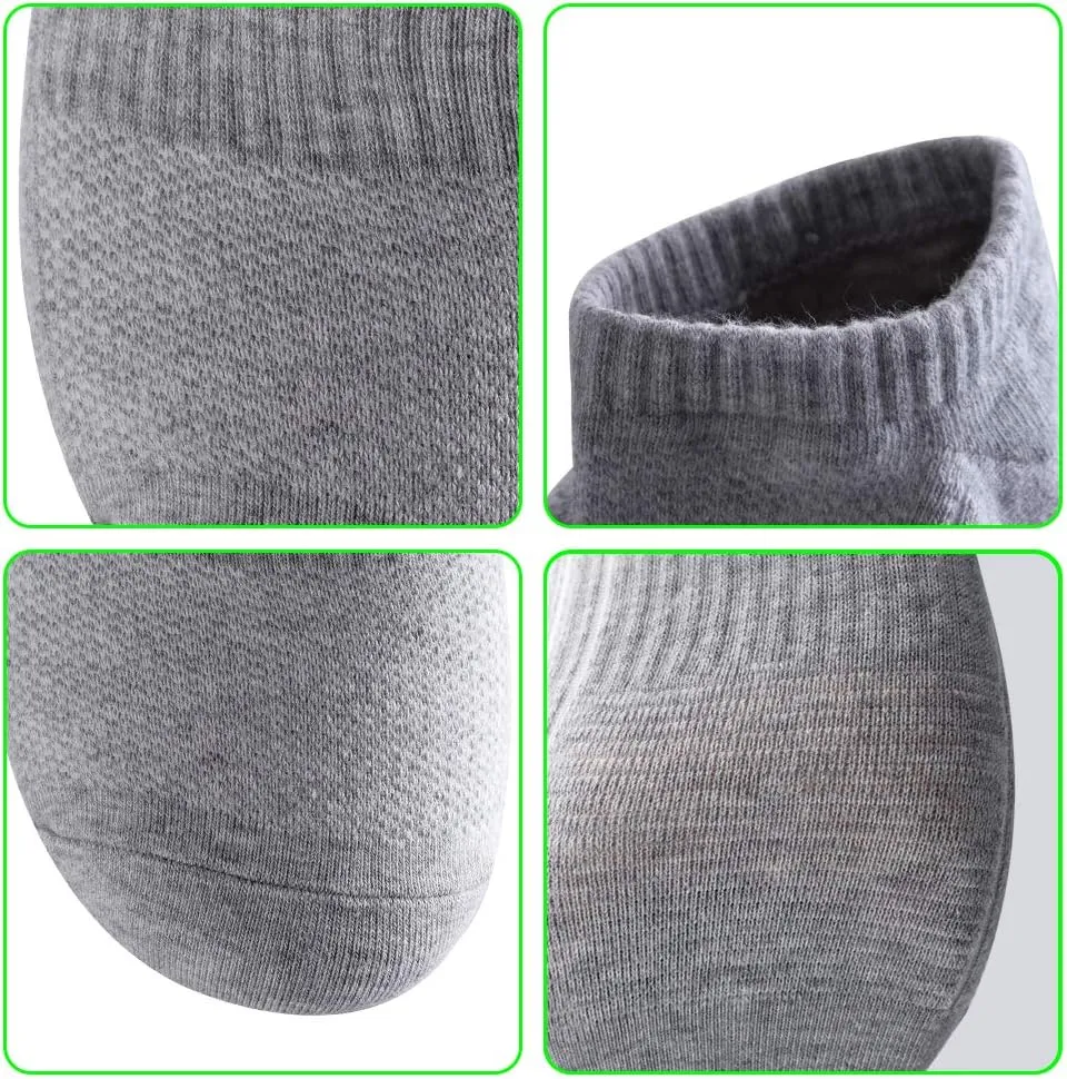 Men's Anti Odor Sweat Wick Quick Dry Cotton Casual No Show Short Sports Socks