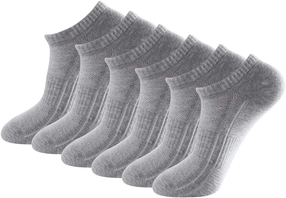 Men's Anti Odor Sweat Wick Quick Dry Cotton Casual No Show Short Sports Socks