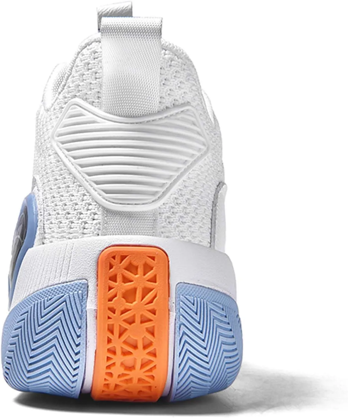 Men's Basketball Shoes,Leather Splicing Knitted Mesh,Non-Slip Wear-Resistant Breathable,Low Top Basketball Shoes,Provide Premium Arch Support,Indoor and Outdoor Athletic Shoes,
