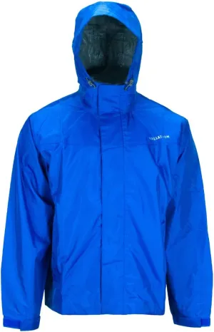 Men's Dark Rain Jacket - Cobalt Blue, Medium