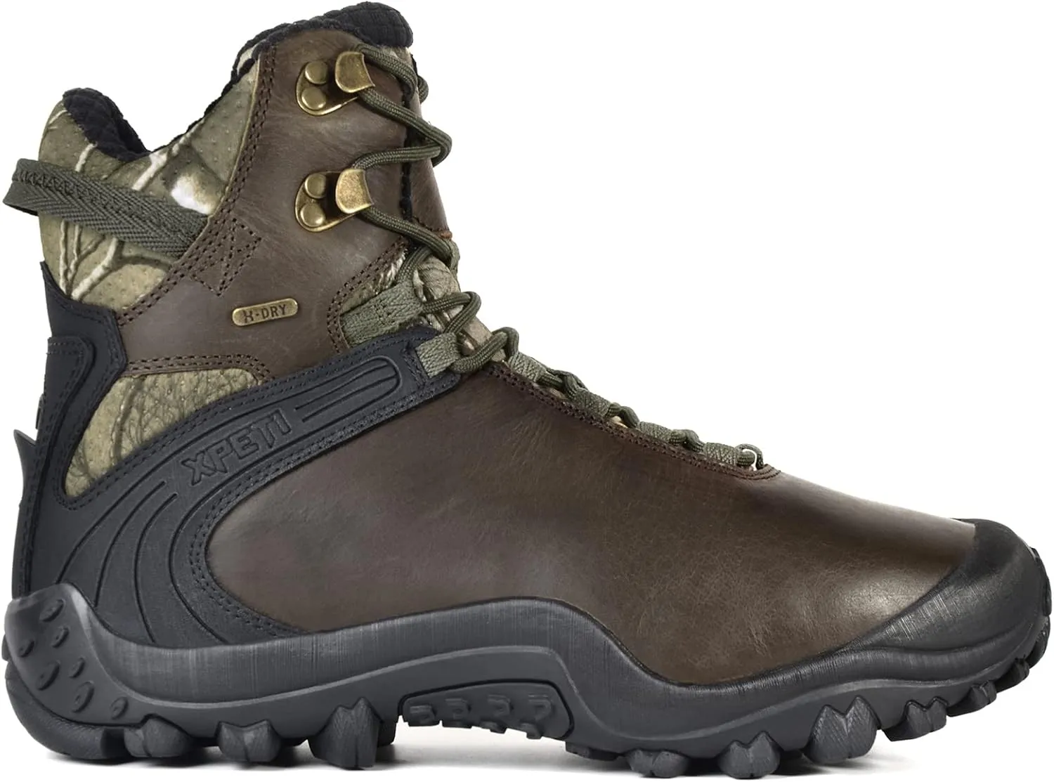 Men's GRAVEL Waterproof Leather Hiking Hunting Boots Insulated