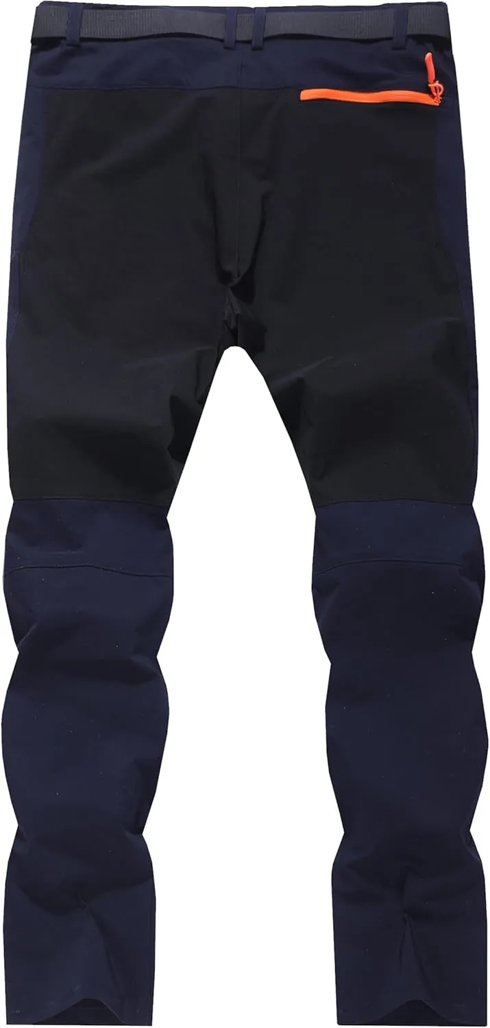 Men's Hiking Cargo Pants Outdoor Water Resistant Lightweight Quick-Dry Athletic Apparel, namely, Pants