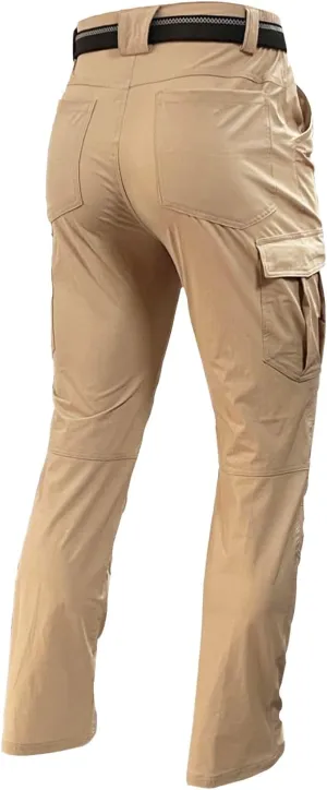 Men's Hiking Cargo Pants Waterproof Lightweight Quick Dry 6 Pockets Stretch Work Fishing Travel Outdoor Pants