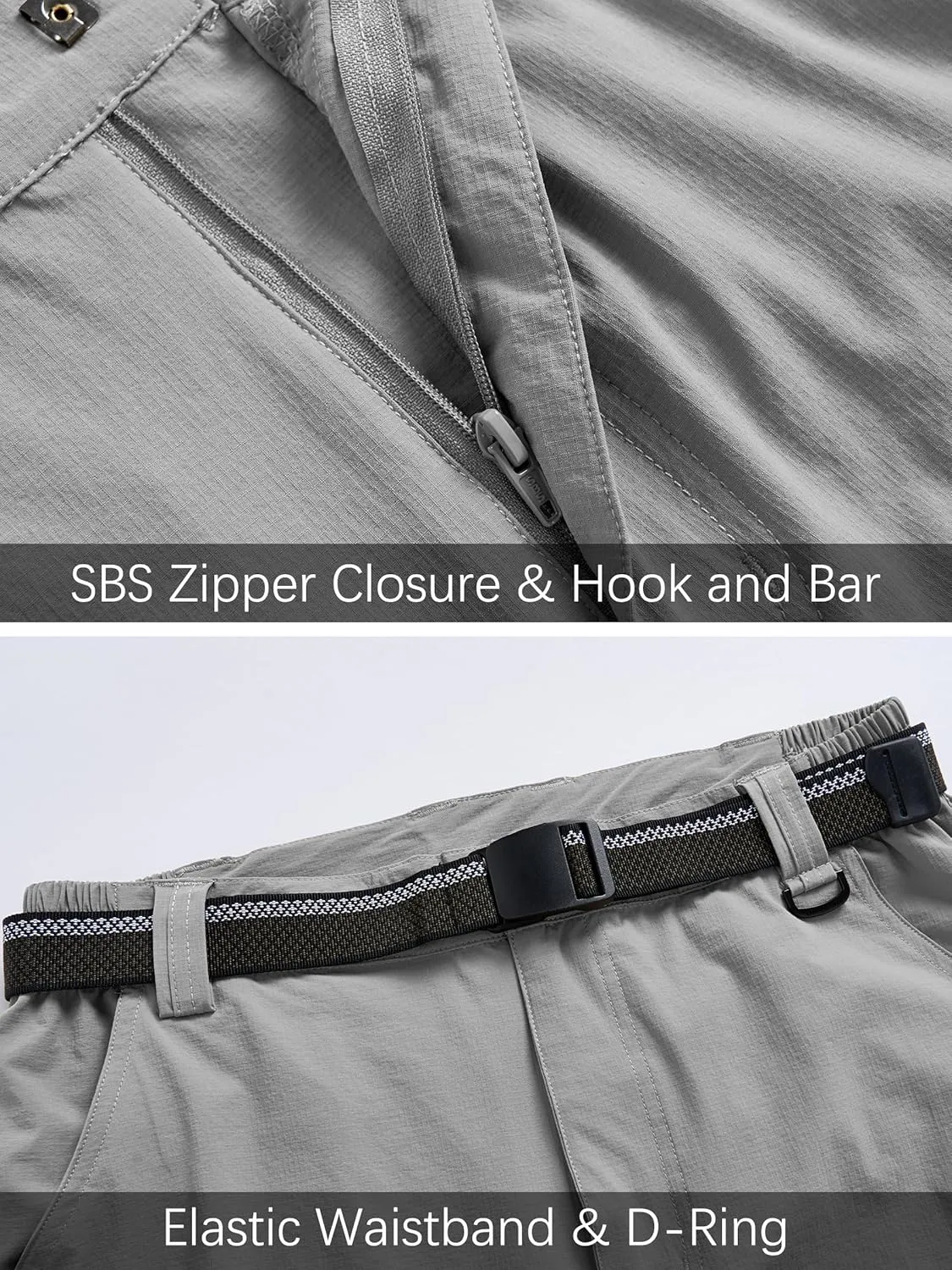 Men's Hiking Cargo Work Pants Lightweight Waterproof Quick Dry Camping Fishing Travel Outdoor Pants