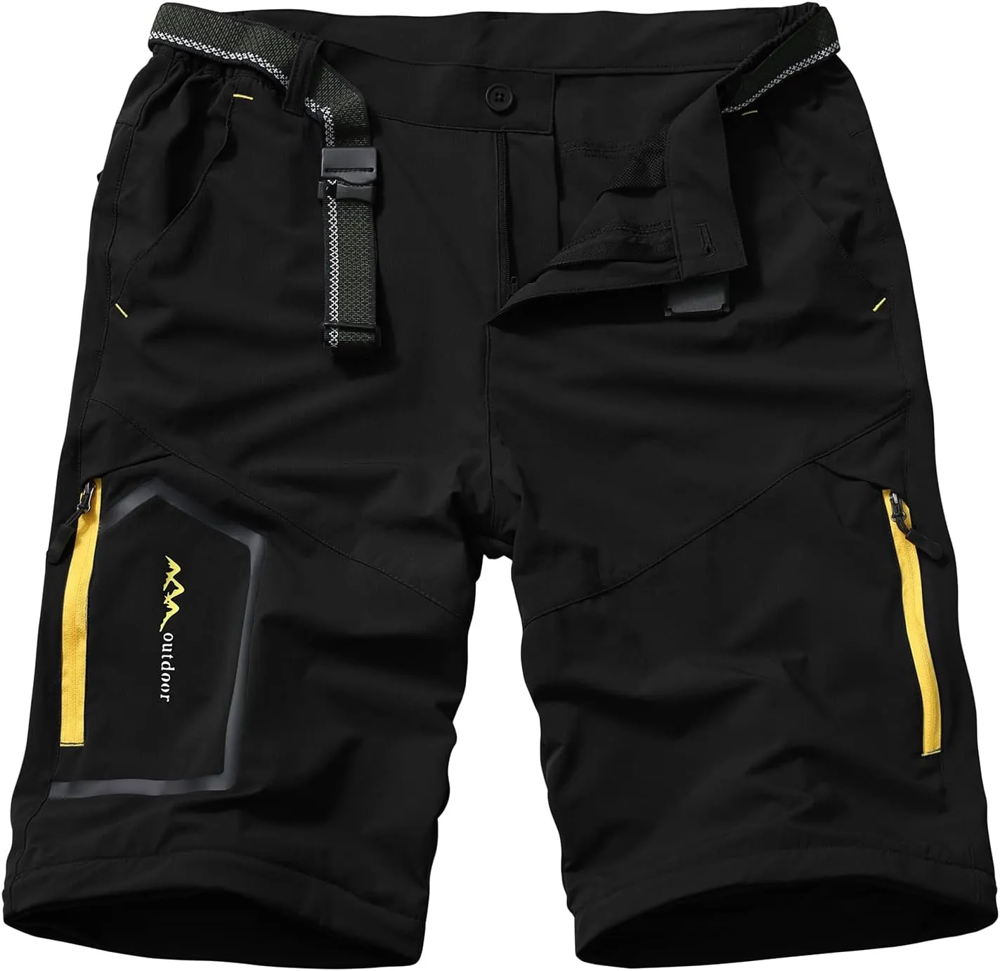 Mens Hiking Pants Convertible Quick Dry Zip Off Fishing Travel Safari Pants