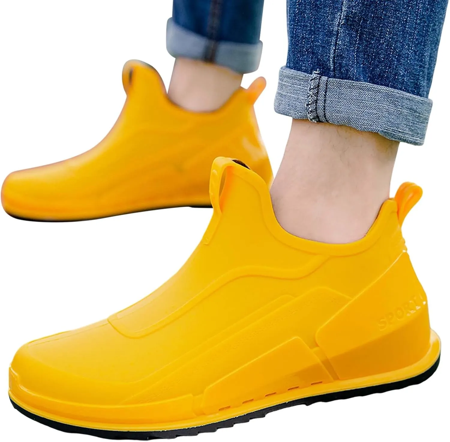 Men's Rain Shoes Non Slip Outdoor Comfortable Lightweight Casual Sneakers for Walking Travel Hiking