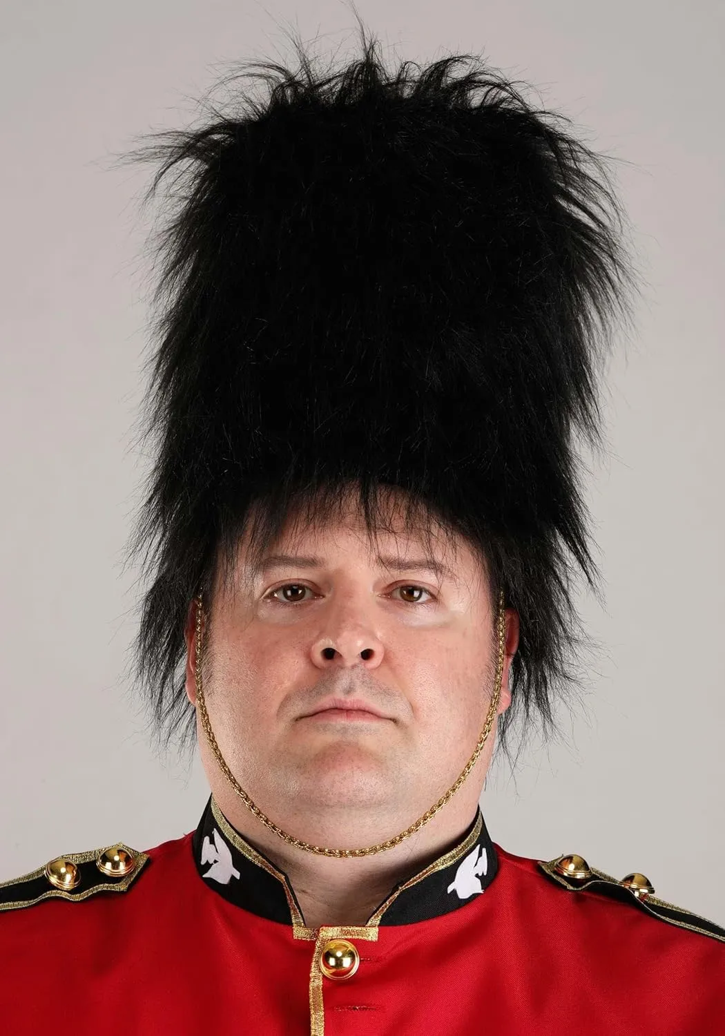 Mens Royal Guard Costume for Adults | Coat, Pants, Belt, and Hat | British Soldier Halloween Cosplay