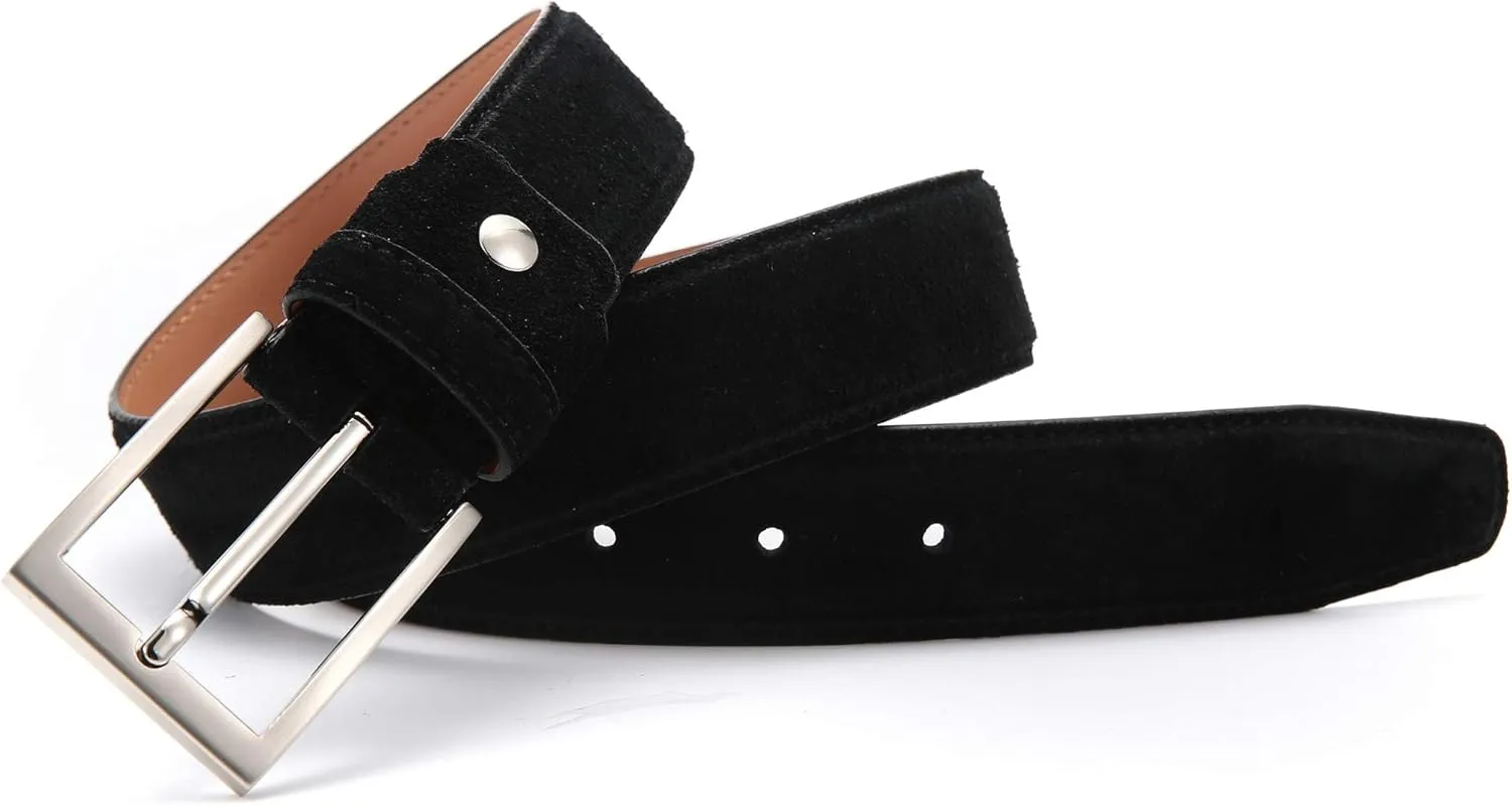 Men's Suede Leather Belt