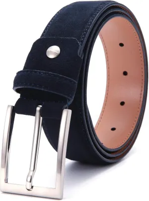 Men's Suede Leather Belt