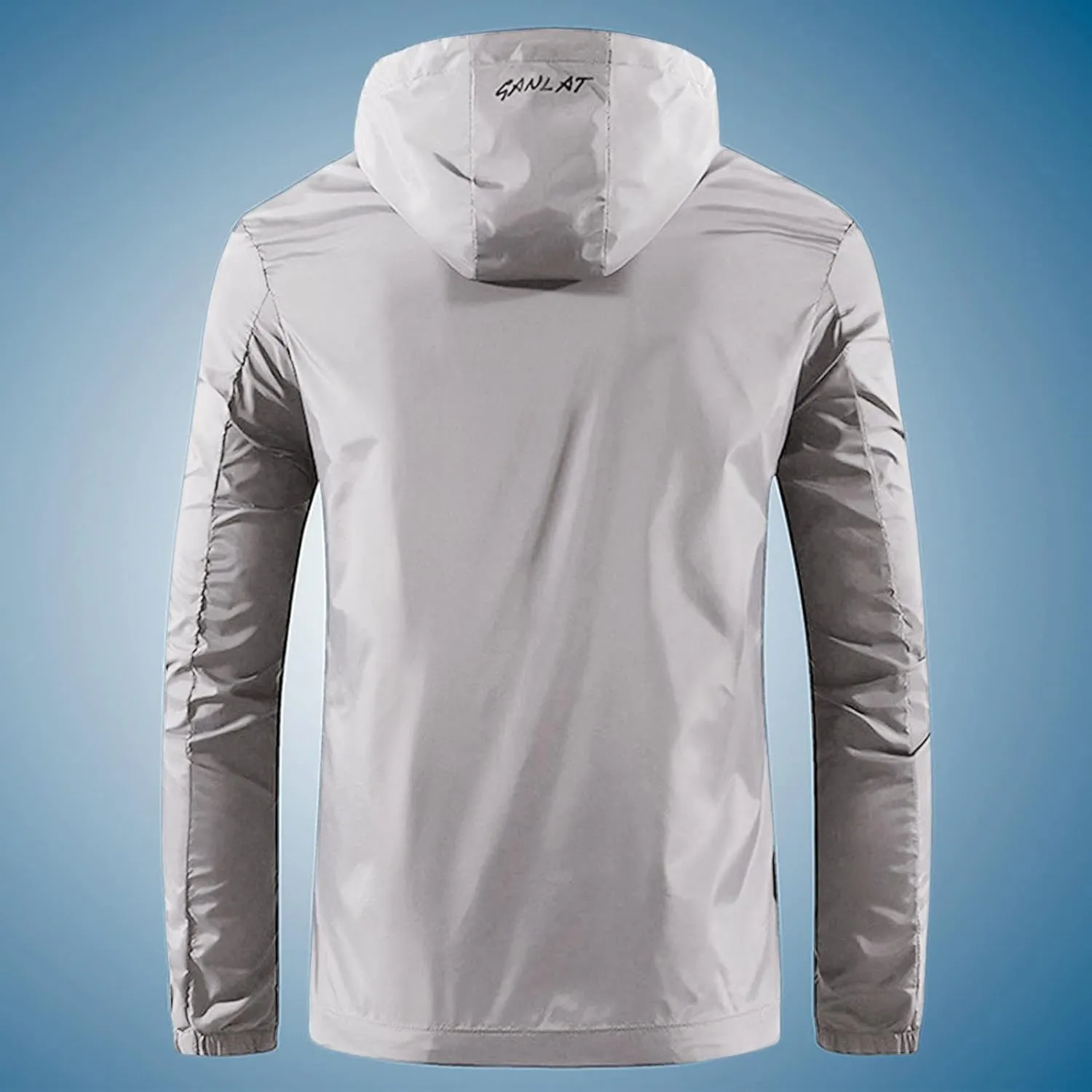 Mens Sun Protection Jacket Ultra-Light Thin Breathable Full Zip Hoodie Hiking Fishing Outdoor Quick Dry Shirt