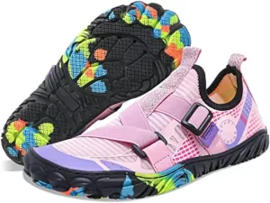 Men's Water Shoes: Quick Dry Swim Shoes for Men & Women, Non-Slip Barefoot Shoes for Beach, Hiking, Diving - Unisex Water Shoes with Nylon & Rubber
