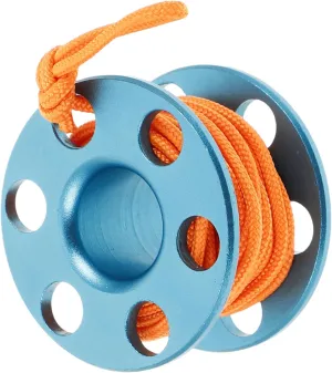 Mikikit Compact Glow the Dark Finger Spool Reel for Scuba Diving Portable Line Marking Tool for Underwater Adventures Marking and Line Securing