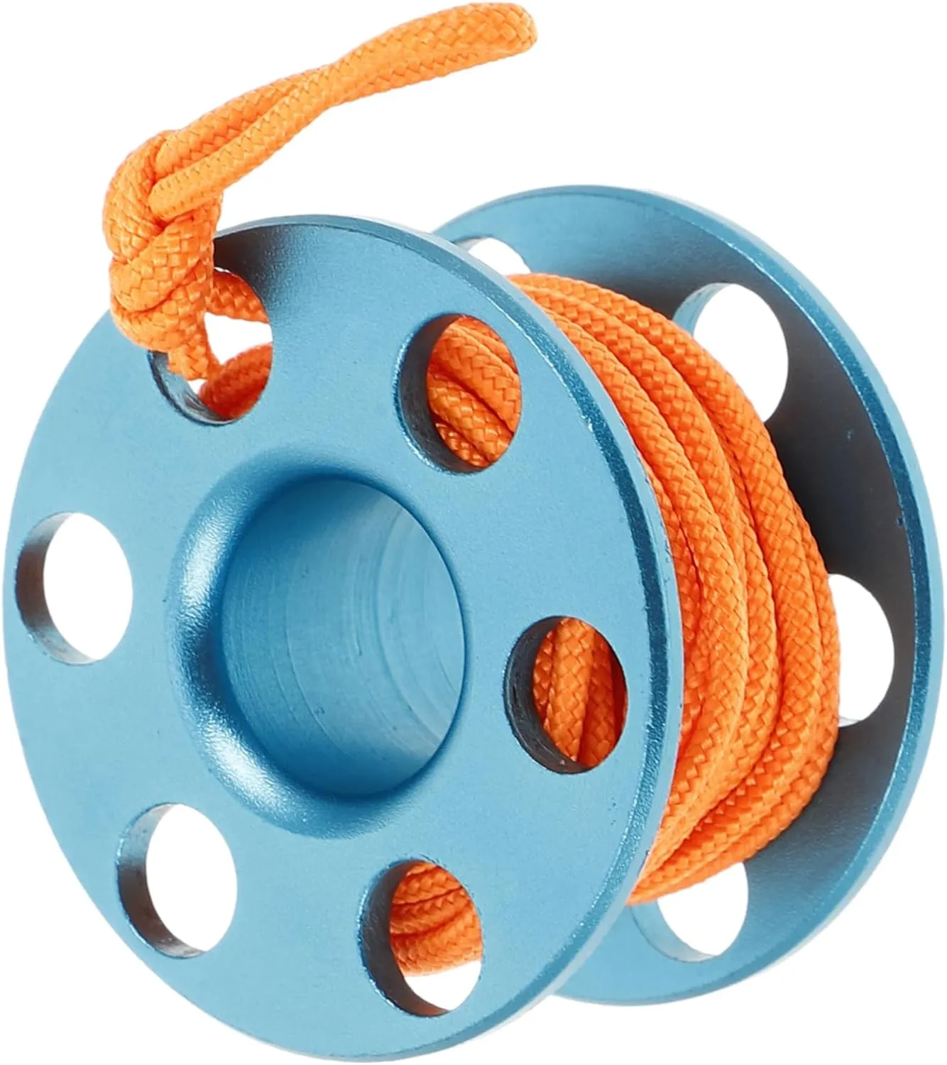 Mikikit Compact Glow the Dark Finger Spool Reel for Scuba Diving Portable Line Marking Tool for Underwater Adventures Marking and Line Securing