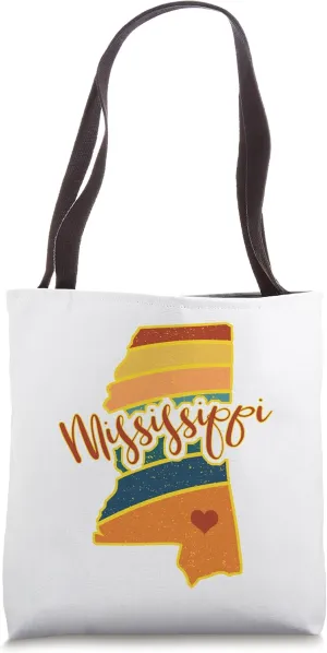 Mississippi State Pride Sunset I Love Mississippi Tote Bag
