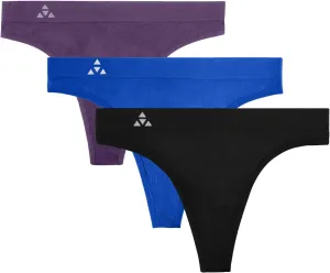 Moisture Wicking Underwear for Women, Seamless Workout Thongs Quick Dry Travel Thong Panties