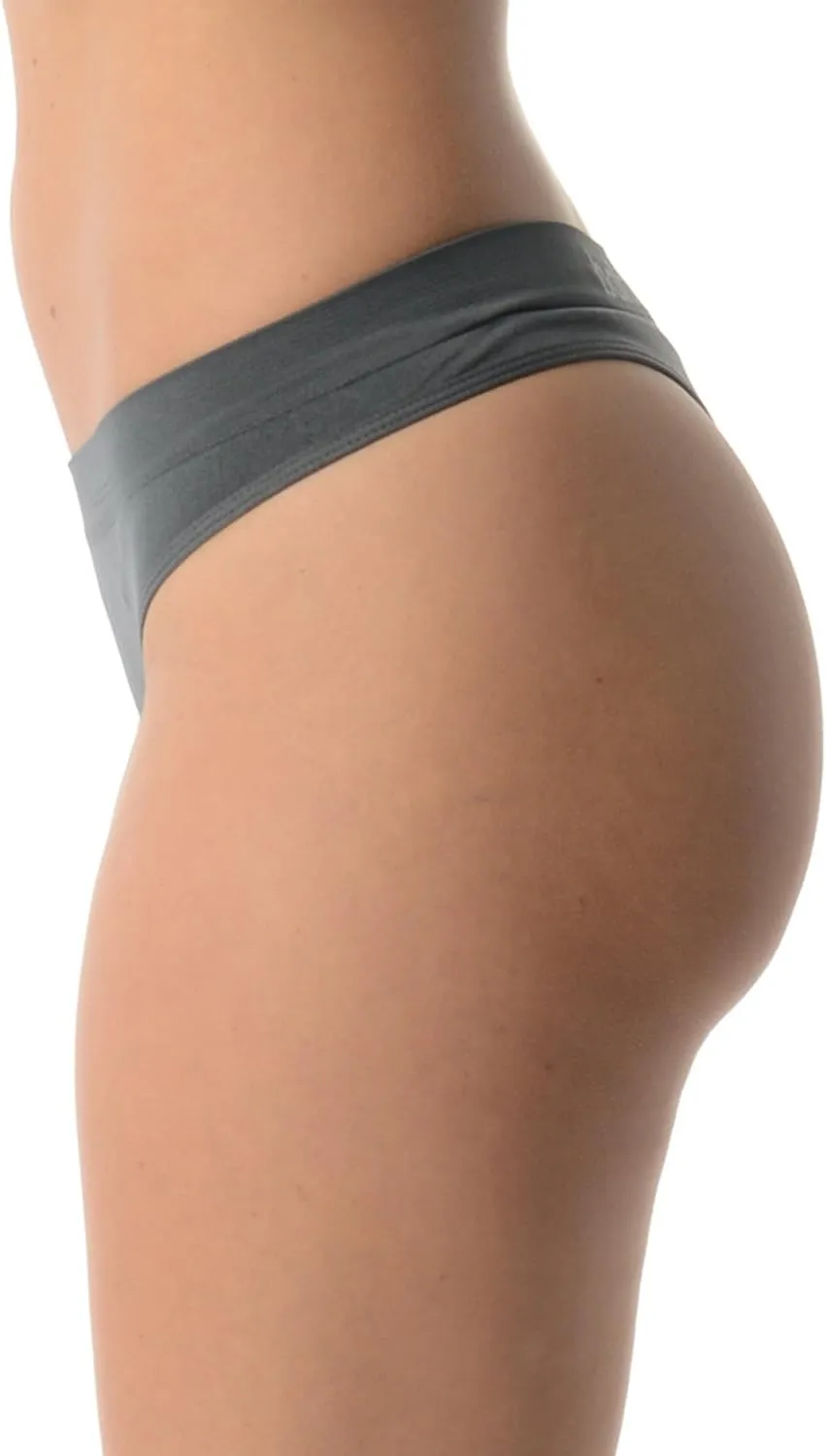 Moisture Wicking Underwear for Women, Seamless Workout Thongs Quick Dry Travel Thong Panties