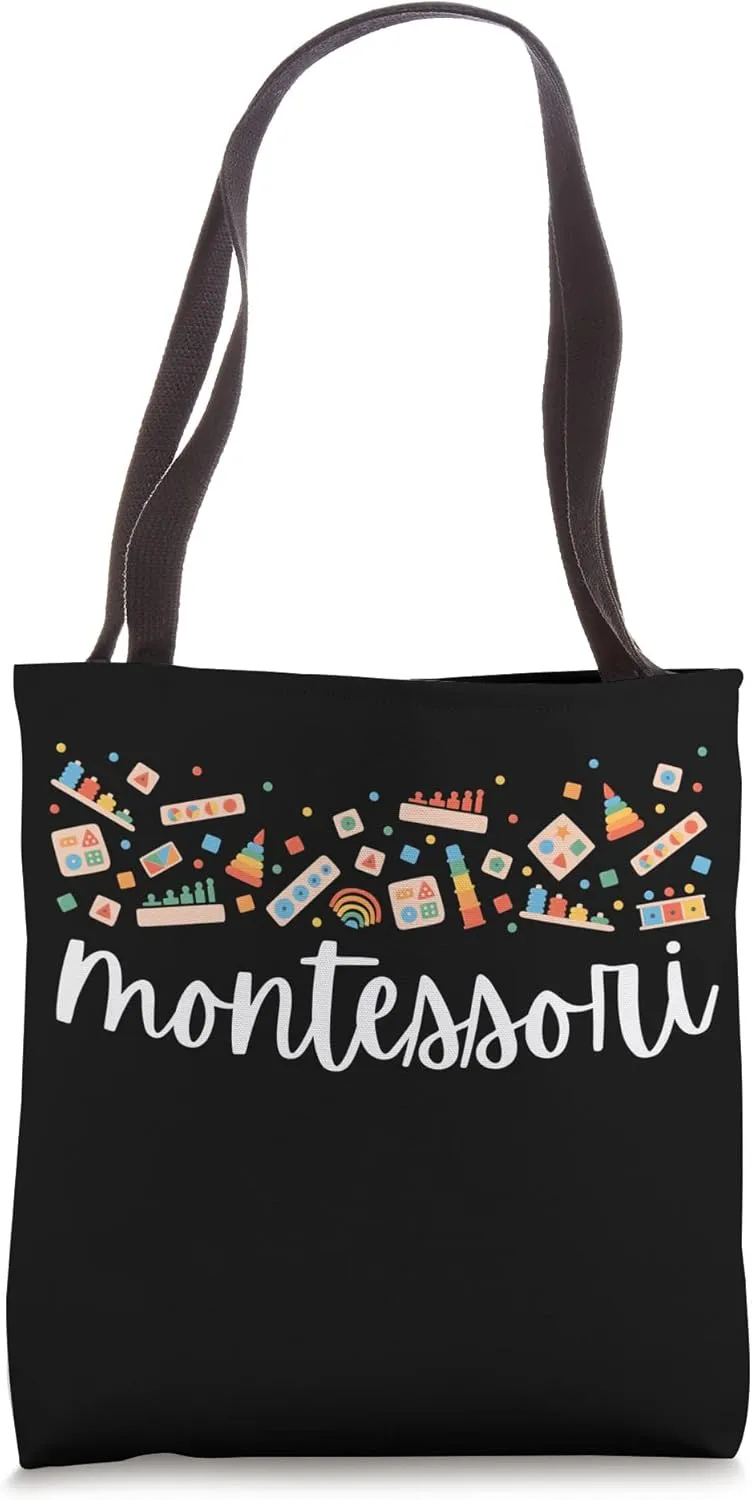 Montessori Rainbow for Montessori Teacher - Montessori Mom Tote Bag