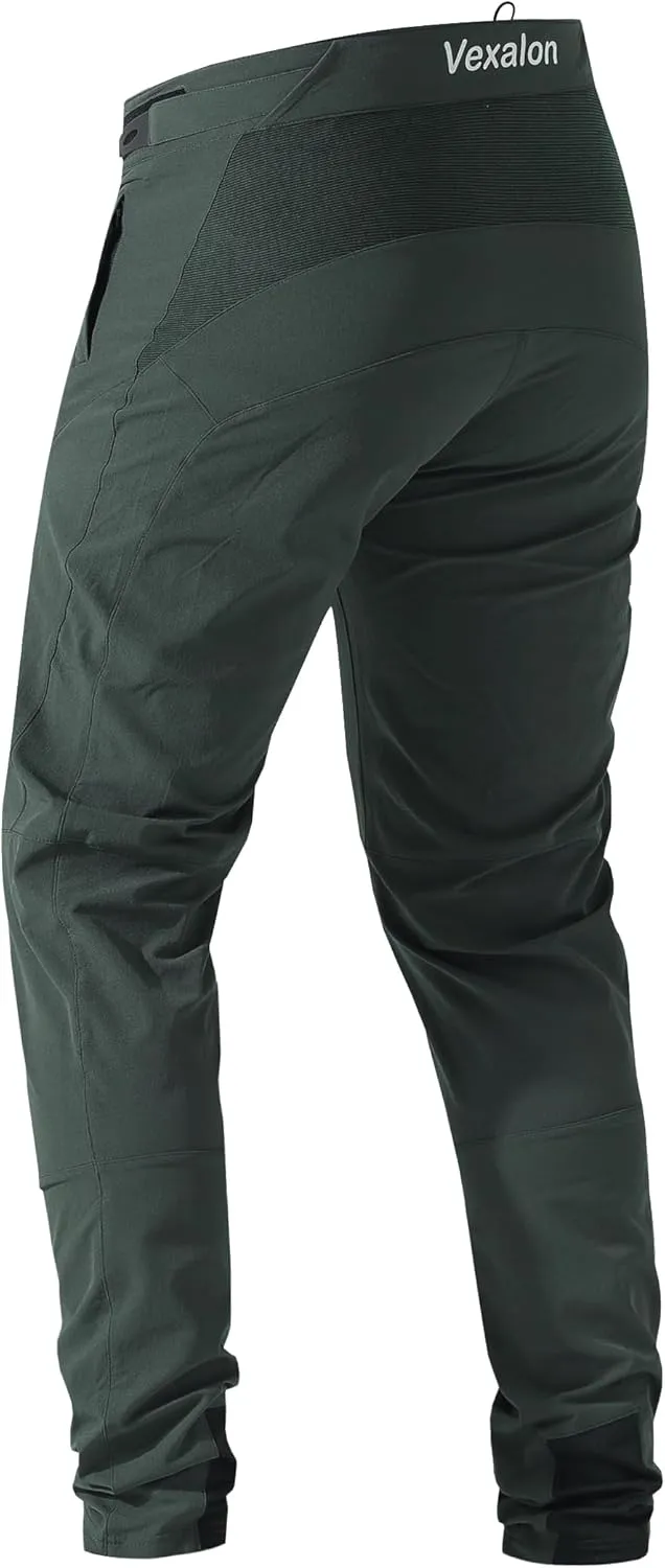 Mountain Bike Pants，BMX Riding Pants for Mens, Quick-Dry Lightweight Breathable Cycling Bicycle Downhill Bike Pants