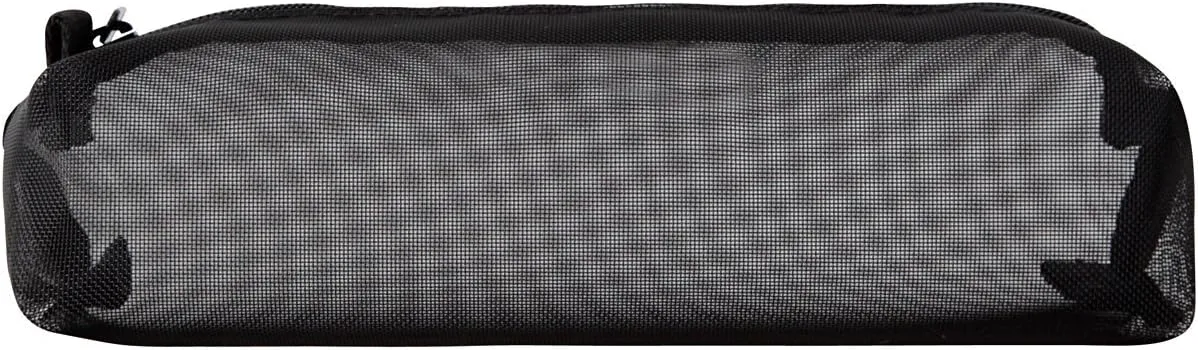 Muji Nylon Mesh Pen Case Square Black