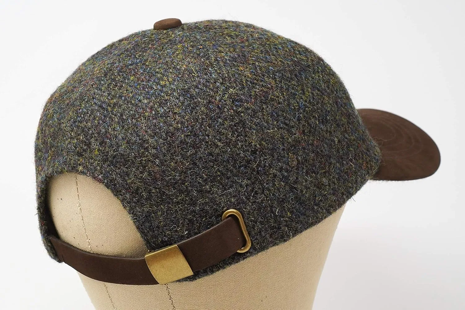 Munro - Premium Baseball Cap - Harris Tweed and Nubuck Leather