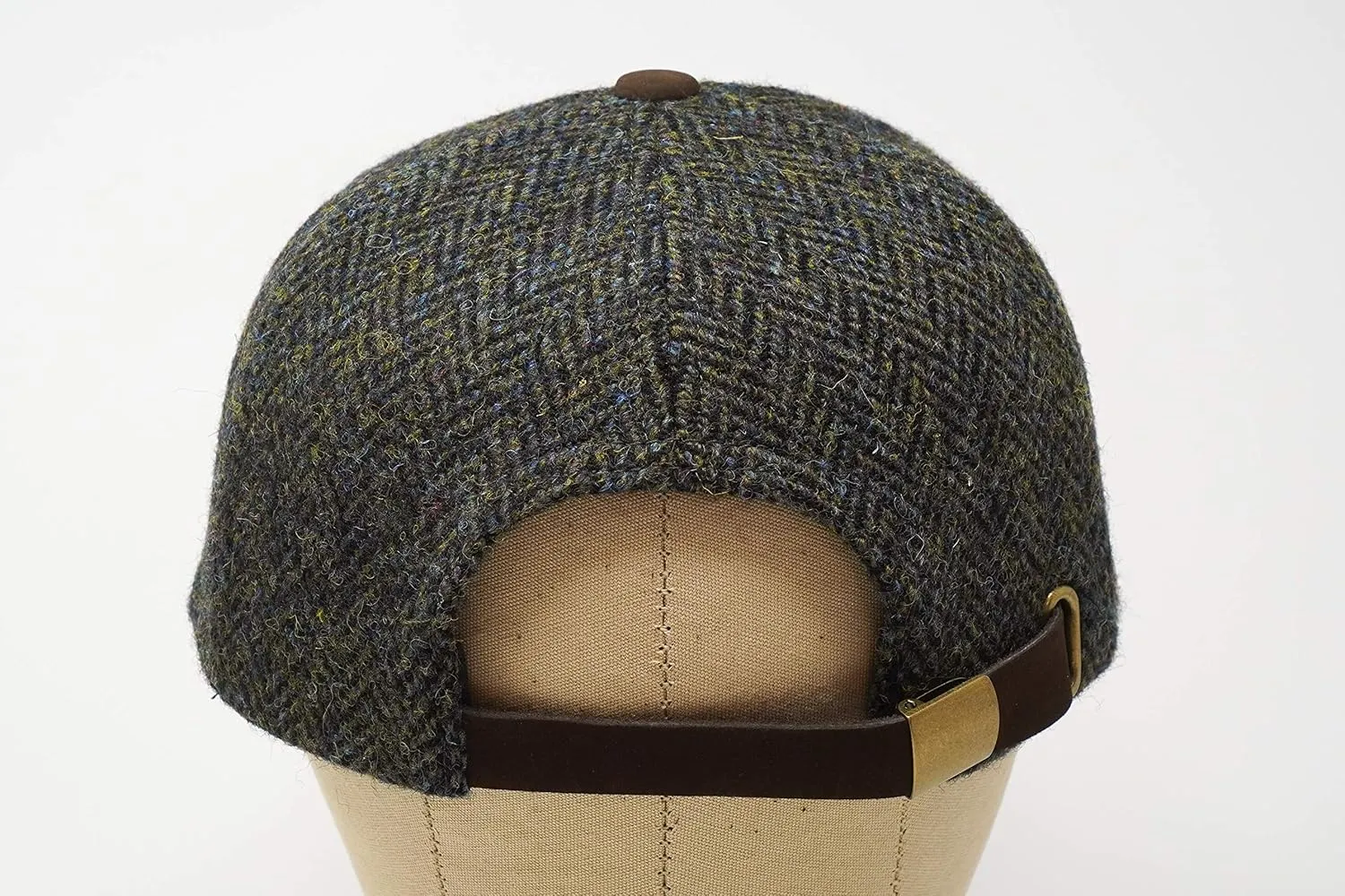 Munro - Premium Baseball Cap - Harris Tweed and Nubuck Leather