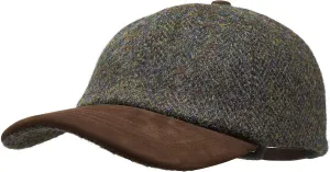 Munro - Premium Baseball Cap - Harris Tweed and Nubuck Leather