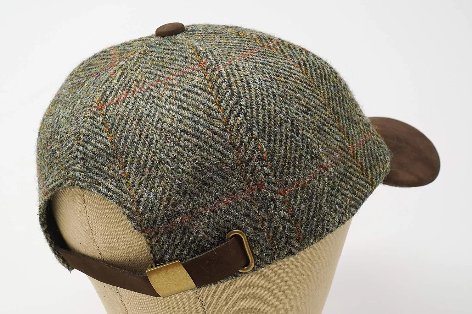 Munro - Premium Baseball Cap - Harris Tweed and Nubuck Leather